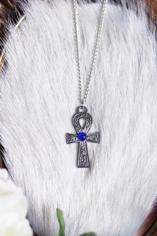 Ankh Silver Necklace