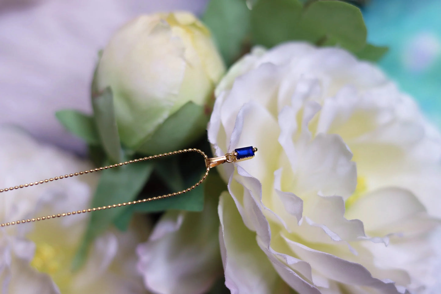 Zirconia Indigo Necklace