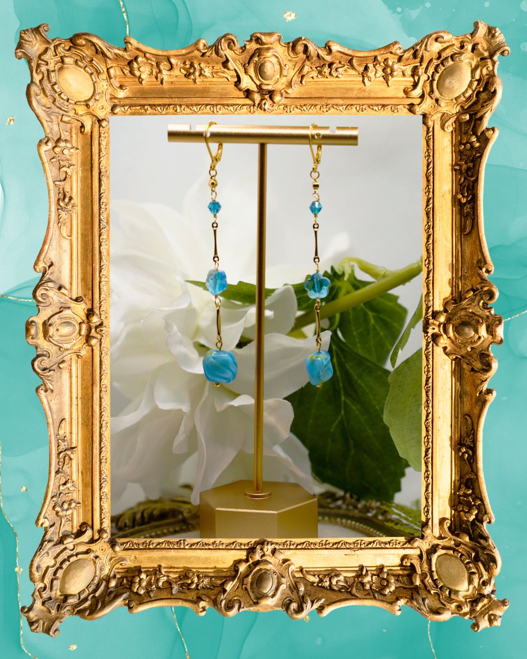 Glass Drops Earrings