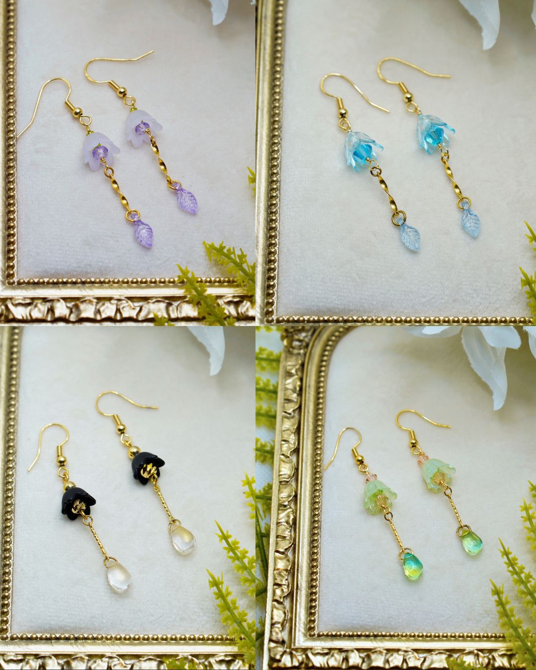 Tiny Flower Fairy Earrings
