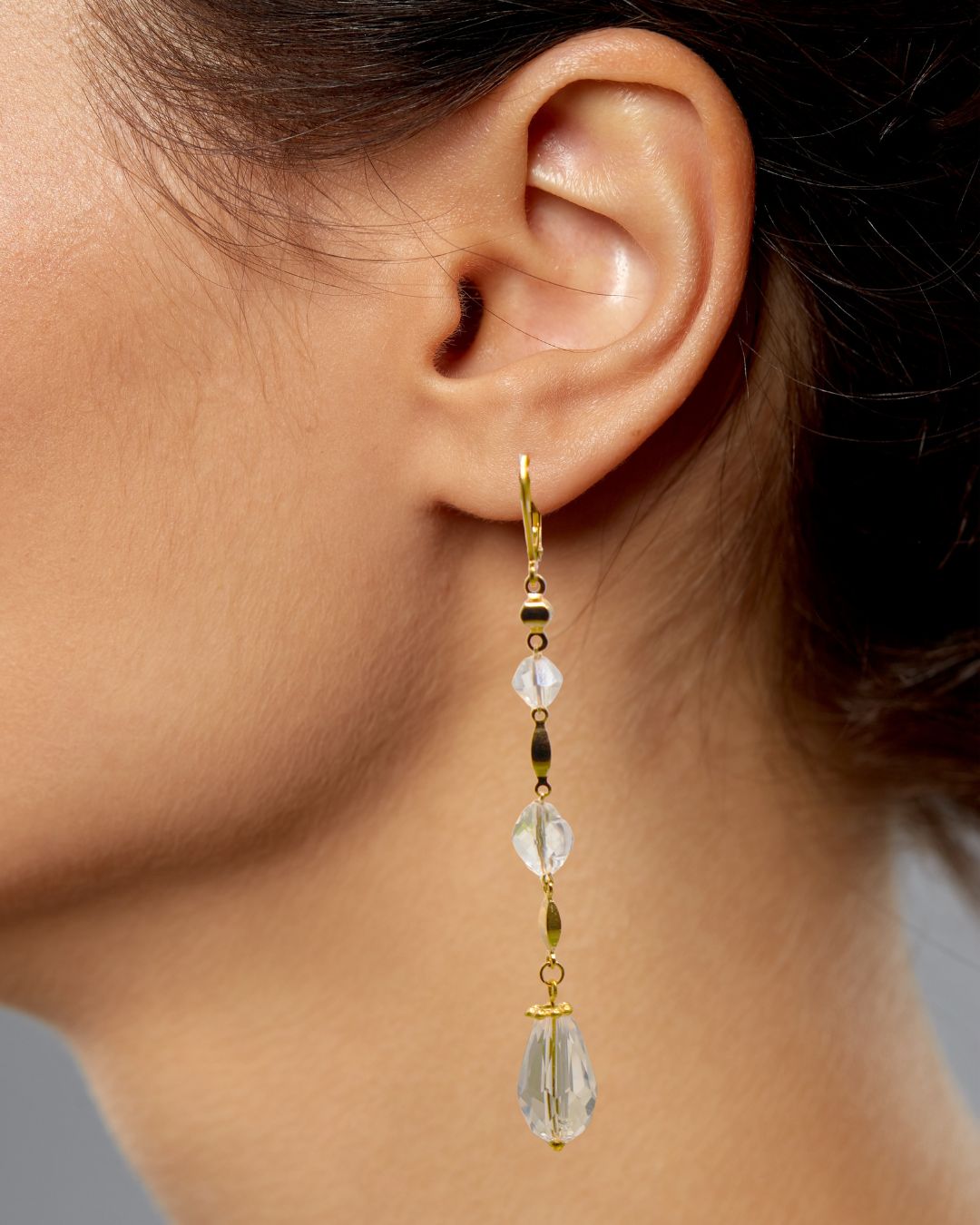 Clear Drops Earrings