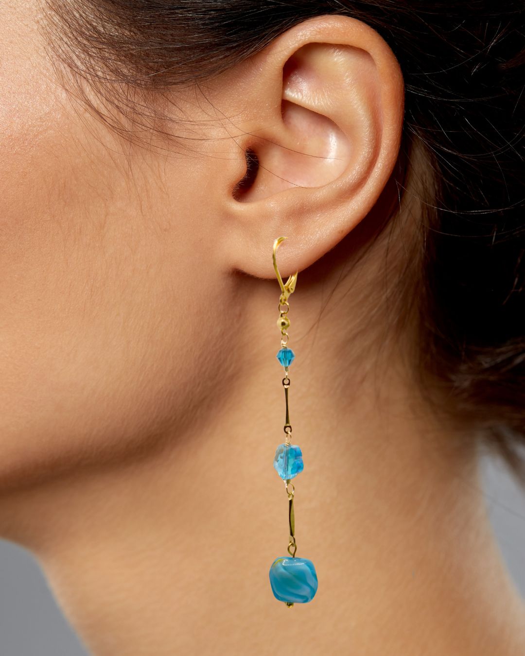 Glass Drops Earrings